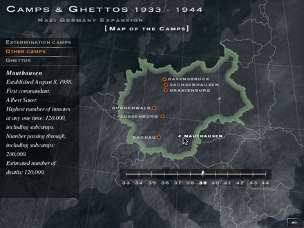 Map of the Camps - Interactive Map Screenshot